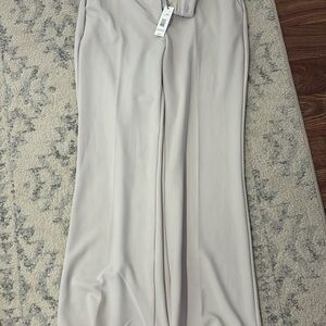 Women's Wide Leg Dress Pants - Light Taupe